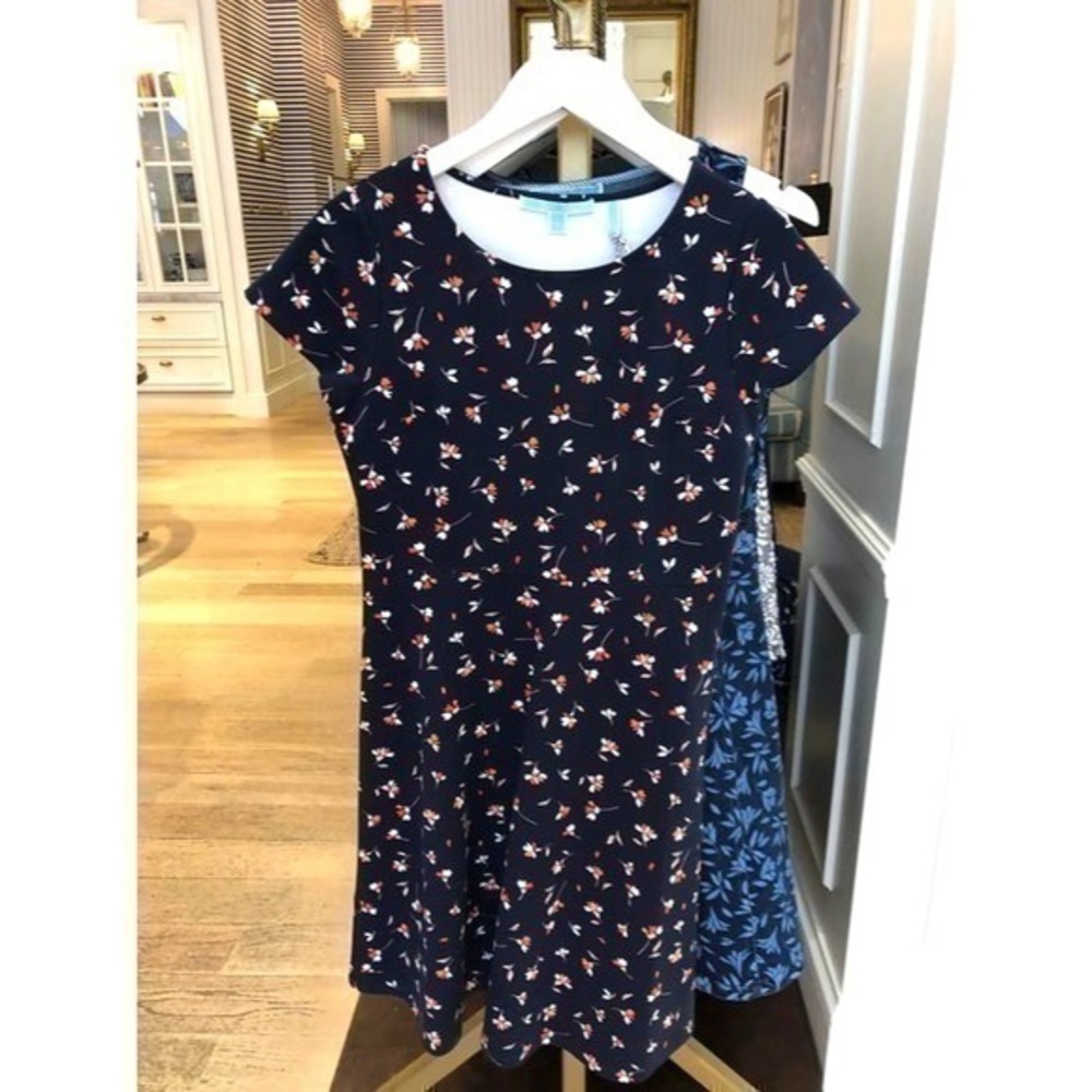 Draper James floral ponte Aline dress